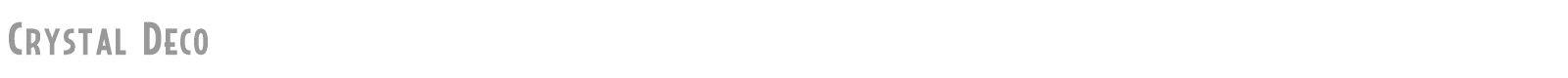 Crystal Deco font preview